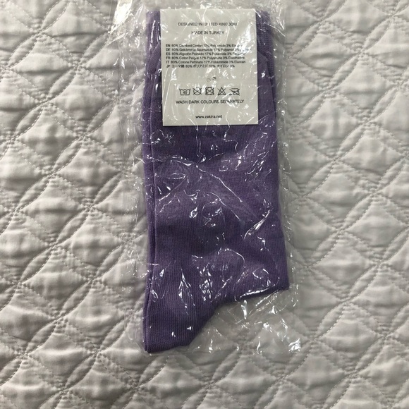 Zakira Purple socks - Picture 2 of 2